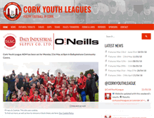 Tablet Screenshot of corkyouthleagues.ie